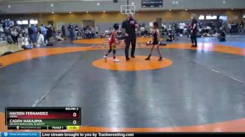 63 lbs Round 2 - Hayden Fernandez, NWWC vs Caden Nakajima, Ascend Wrestling Academy