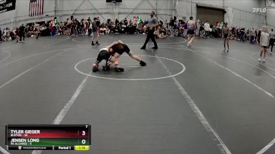 80 lbs Round 1 (4 Team) - Tyler Gieger, Buxton vs Jensen Long, PA Alliance