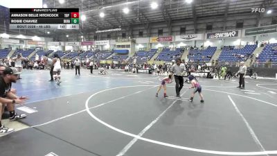 46 lbs 3rd Place - Annason Belle Hitchcock, Top Notch vs Rosie Chavez, Duran Elite