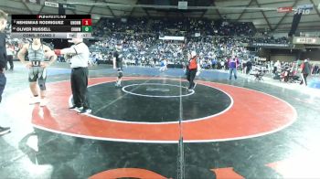 Boys 4A 132 lbs Cons. Round 2 - Oliver Russell, Chiawana vs Nehemias Rodriguez, Union