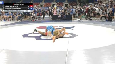 138 lbs Champ. Rd Of 128 - Aidan Szewczyk, North Carolina vs Nicholas Sorrow, Michigan