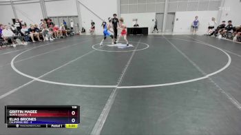 106 lbs Placement Matches (8 Team) - Griffin Magee, North Dakota vs Elias Briones, California Red