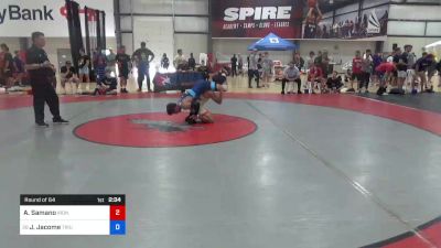 57 kg Round Of 64 - Adrian Samano, Iron Wrestling Club vs Jeffrey Jacome, Triumph Wrestling Club