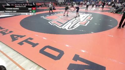 285 lbs Quarterfinal - Thomas Lunt, John Carroll University vs Steven Marra, University Of Mount Union