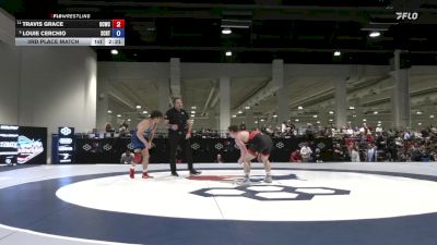 79 lbs 3rd Place Match - Travis Grace, Daniel Cormier Wrestling Club vs Louie Cerchio, Spartan Combat RTC/ Titan Mercury Wrestling Club (TMWC)
