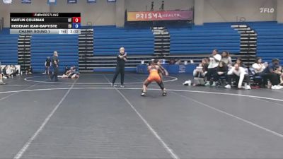 103 lbs Champ. Round 1 - Kaitlin Coleman, Indiana Tech vs Rebekah Jean-Baptiste, Emmanuel University