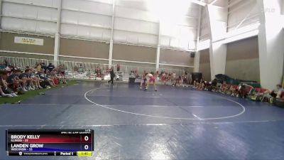 175 lbs Placement Matches (8 Team) - Brody Kelly, Illinois vs Landen Grow, Wisconsin