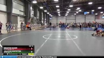 68 lbs Round 4 - Braxton Baker, No Escape WA vs Grayson Hostetter, PA Yellow