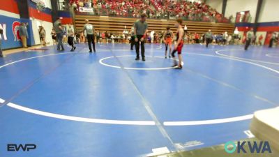 67 lbs Quarterfinal - Able Ridge, Sperry Wrestling Club vs Timmy McCall, Fort Gibson Youth Wrestling