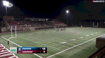 Replay: Pomona Pitzer vs Chapman - 2024 Pomona-Pitzer vs Chapman | Oct 19 @ 7 PM