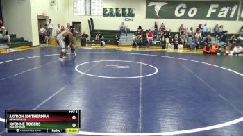190 lbs 3rd Place Match - Jaydon Smitherman, New Hope HS vs Kyonne Rogers, Mae Jemison