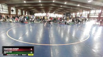 85 lbs Quarterfinal - Thatcher Purser, Charger Wrestling Club vs Riggs Pay, JWC