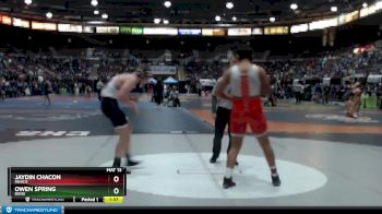 182 lbs Champ. Round 2 - Owen Spring, Boise vs Jaydin Chacon, Minico