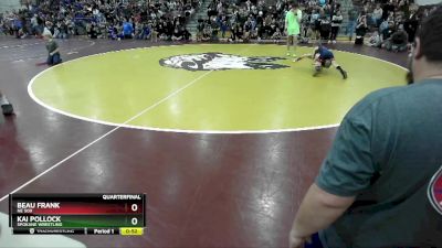 56 lbs Quarterfinal - Beau Frank, NE 509 vs Kai Pollock, Spokane Wrestling