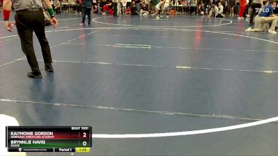 82 lbs Cons. Semi - Kai?Monie Gordon, Nebraska Wrestling Academy vs Brynnlie Havig, Osage