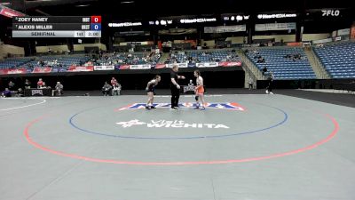 103 lbs Semifinal - Zoey Haney, Indiana Tech vs Alexis Miller, Oklahoma City