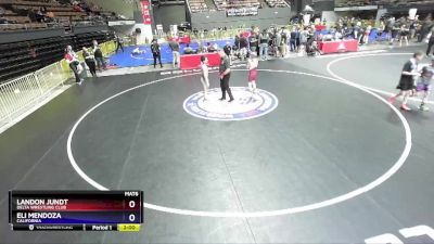 88 lbs Round 1 - Landon Jundt, Delta Wrestling Club vs Eli Mendoza, California