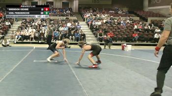 121 Championship Bracket 1st Place Match - Joel Friederichs, Watertown-Mayer vs Brendon Oehme, Brandon Valley