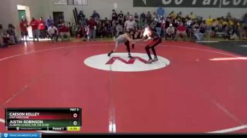 120 lbs Consolation Bracket - Justin Robinson, Alabama School For The Blind vs Caeson Kelley, East Limestone