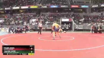 152 lbs Champ. Round 1 - Tristen Hood, Harrison (West Lafayette) vs Tyler Jones, Warren Central.