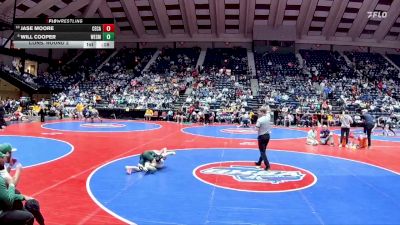 4A-106 lbs Cons. Round 2 - Jase Moore, Central (Carroll) vs Will Cooper, Westminster Schools