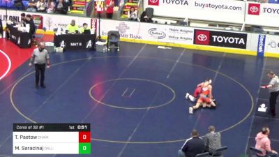 140 lbs Consi Of 32 #1 - Ty Paetow, Chambersburg vs Marc Saracinaj, Dallas