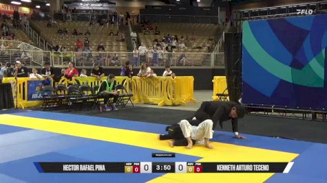 Kenneth Arturo Teceno vs Hector Rafael Pina 2025 Pan Kids Jiu-Jitsu IBJJF Championship
