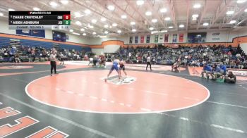 174 lbs Champ. Round 2 - Aiden Ashburn, John Carroll University vs Chase Crutchley, Case Western Reserve