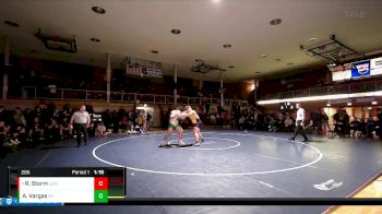 285 lbs 1st Place Match - Robert Storm, Lewiston High School vs Alonzo Vargas, East Valley