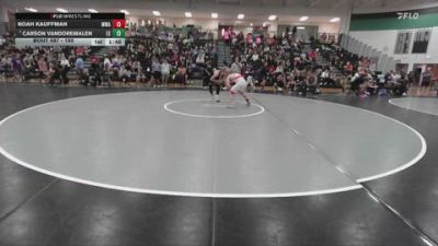 150 lbs Champ. Round 3 - Carson Vandoremalen, Excelsior Springs vs Noah Kauffman, Moen Wrestling Academy