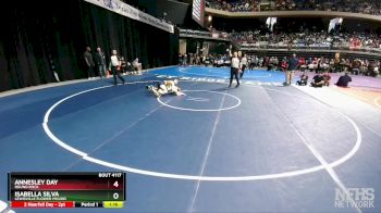 6A 114 lbs Quarterfinal - Annesley Day, Round Rock vs Isabella Silva, Lewisville Flower Mound