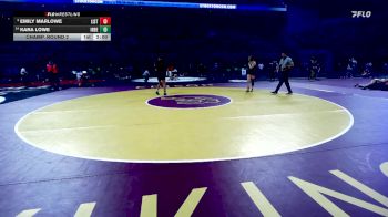 130 lbs Champ. Round 2 - Emily Marlowe, Lincoln (Stockton) vs Kara Lowe, Inderkum
