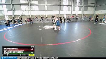 78-79 lbs Round 2 - Brandon Hemmelman, Montana vs Savannah Cork, Deer Park Ironman Wrestling Club