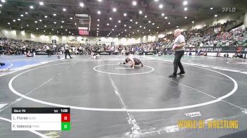 125 lbs Round Of 64 - Luis Flores, Glendale Mat Club vs Francisco Valencia, Toppenish