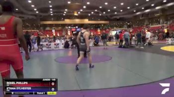 145 lbs Cons. Round 1 - Ronel Phillips, OK vs Ethan Sylvester, MN