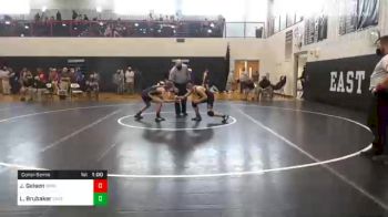 132 lbs Consolation - Joe Geisen, Berks Catholic vs Landen Brubaker, Eastern Lebanon County