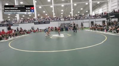 130 lbs Naima Ghaffar, Indiana Gold vs Kayla Moroschan, Ohio Blue