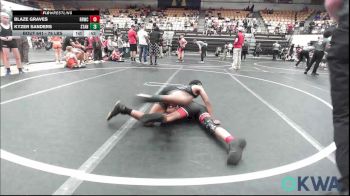 76 lbs Semifinal - Blaze Graves, Red Ryder Wrestling Club vs Kyzer Sanders, Standfast