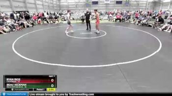 145 lbs Round 2 (8 Team) - Ryan Rios, California vs Beau Hickman, Oklahoma Blue FS