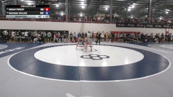65 kg Quarters - Briar Priest, Pittsburgh Wrestling Club vs Nathan Taylor, Pennsylvania RTC