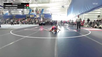 120 lbs Cons. Round 2 - Emily Echeverry, Olathe South vs Yessenia Castro, Dodge City