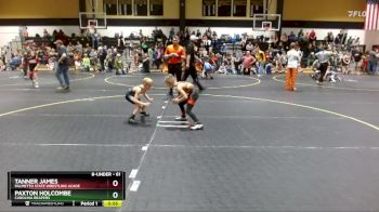 61 lbs Semifinal - Paxton Holcombe, Carolina Reapers vs Tanner James, Palmetto State Wrestling Acade