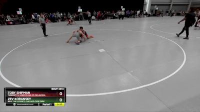 138 lbs Cons. Round 8 - Toby Shipman, Threestyle Wrestling Of Oklahoma vs Zev Koransky, Beat The Streets Chicago-Oak Park