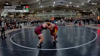 285 lbs Semis & 1st Wb (8 Team) - Rodmehr Heidari, Ravenwood High School vs Jonah Holcomb, Collierville High School