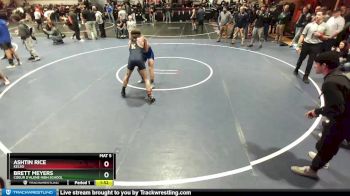145 lbs Champ. Round 1 - Brett Meyers, Coeur D`Alene High School vs Ashtin Rice, Kelso