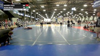 95 lbs Rr Rnd 1 - Maxwell Pulis, Brawler Elite vs Blake Welch, Grit Mat Club Blue