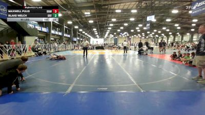 95 lbs Rr Rnd 1 - Maxwell Pulis, Brawler Elite vs Blake Welch, Grit Mat Club Blue