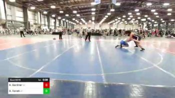 182 lbs Consi Of 32 #2 - Kaevon Gardner, SC vs Austin Vanek, MT