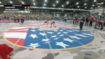 120 lbs 2nd Place Match - Kasen Lopez, Siouxland Wrestling Academy vs Braden Anderson, Siouxland Wrestling Academy