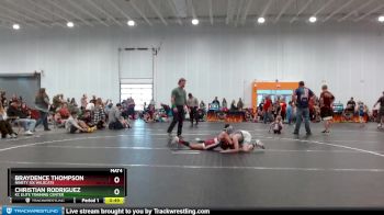 80 lbs Round 2 - Braydence Thompson, Ninety Six Wildcats vs Christian Rodriguez, KC Elite Training Center